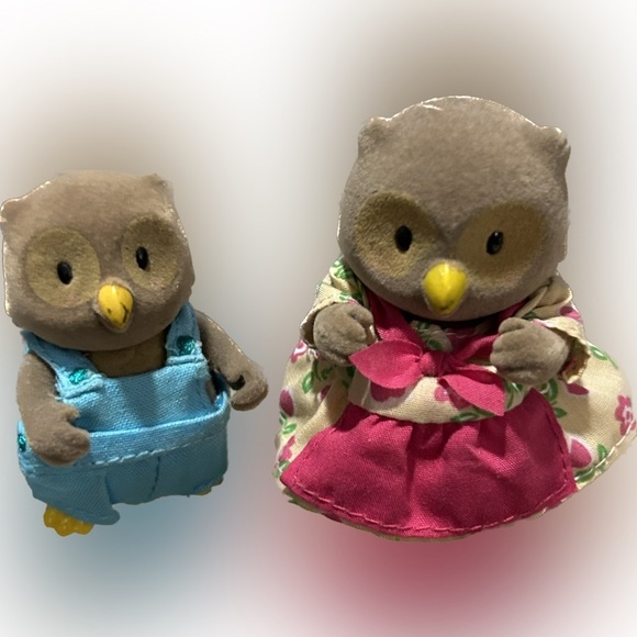 Li'l Woodzeez Owl mom kid Whooswhoo  Tidyshine Turtle - Picture 1 of 7